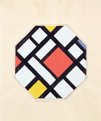 Kompozisyon Çalışması, 1923 by Theo van Doesburg