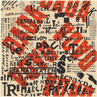Kleine Dada Akşamı (Küçük Dada Akşamı) by Theo van Doesburg and Kurt Schwitters