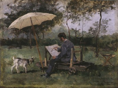 Armand Heins Tablosu (pano üzeri yağlıboya) by Théo van Rysselberghe