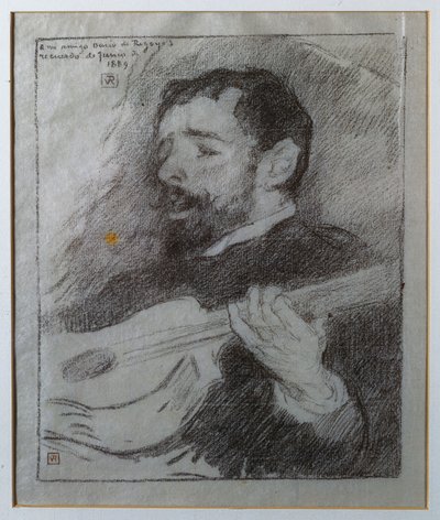 Gitarist by Théo van Rysselberghe