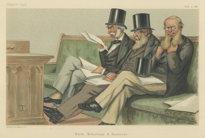 Majestelerinin Muhalefeti: Lord JJ Manners, Sir SH Northcote ve Sir RA Cross by Theobald Chartran