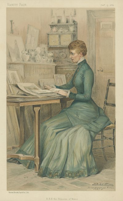 Ekselansları Galler Prensesi by Theobald Chartran