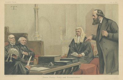 Lordlar Northbrook, Granville, Selbourne ve Salisbury by Theobald Chartran