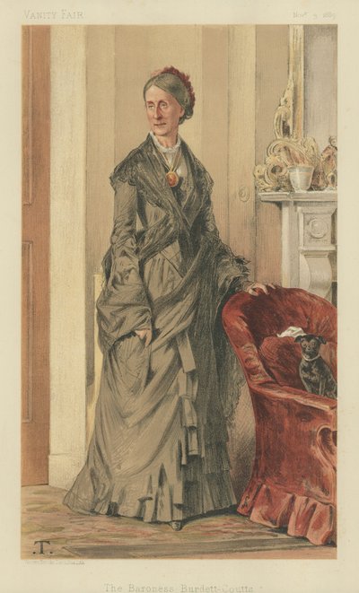 Barones Burdett-Coutts by Theobald Chartran