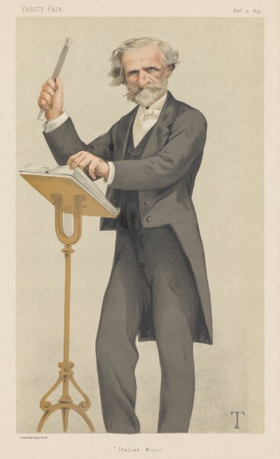 Vanity Fair: "İtalyan Müziği" by Theobald Chartran