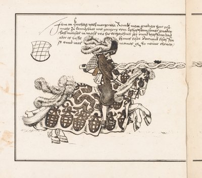 Turnuvalar için Rezerve Edin: Jouster Sağa Bakıyor by Theobald Senefelder