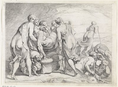 Faiaken uyuyan Odysseus
