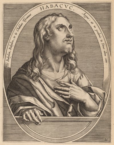Habachuch by Theodor Galle after Jan van der Straet