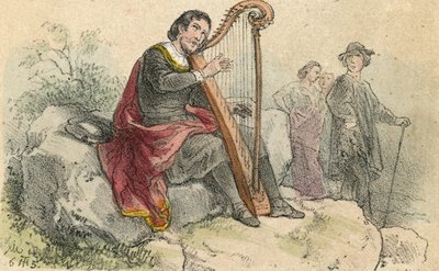 Ballad singer  by Theodor Hosemann