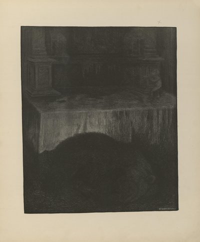 Çizim Kittelsen, Th tarafından Svartedauen kitabından alınmıştır. ve L.E. Tvedte (hayır, 1901) by Theodor Kittelsen