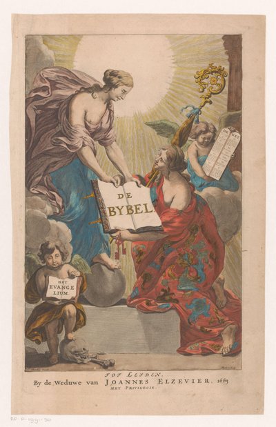 İncil için başlık sayfası İncil (nesne üzerindeki başlık) by Theodor Matham