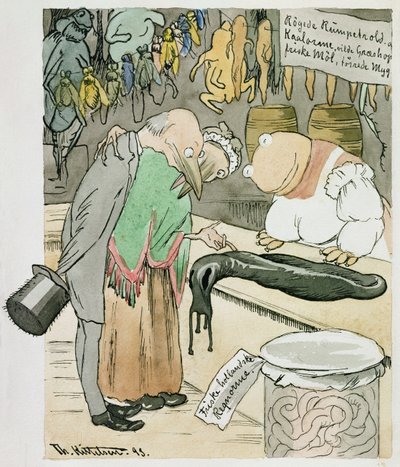 Bir Lezzet Dükkanı by Theodor Kittelsen
