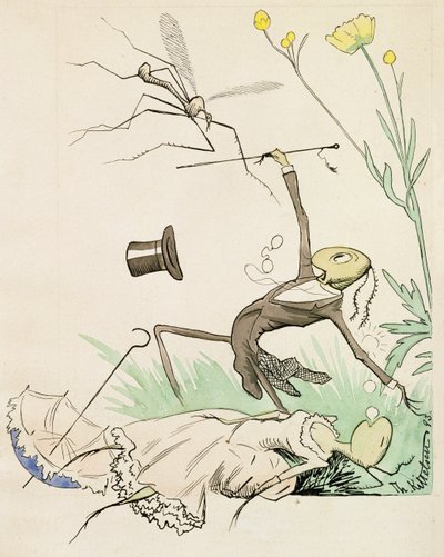Bir saldırı by Theodor Kittelsen