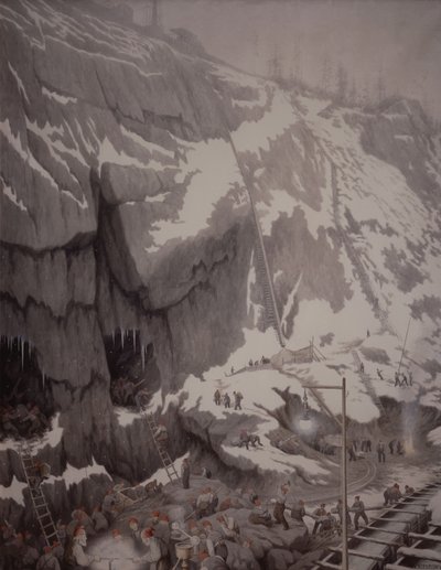 Zemin Çalışması by Theodor Severin Kittelsen