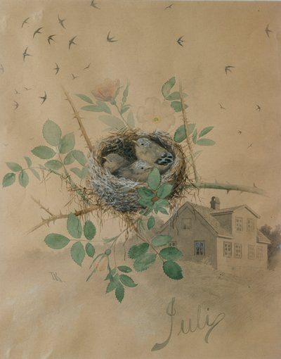 Temmuz by Theodor Kittelsen