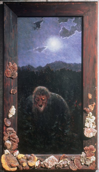 Ev Trollümüz (tuval üzerine yağlı boya) by Theodor Kittelsen