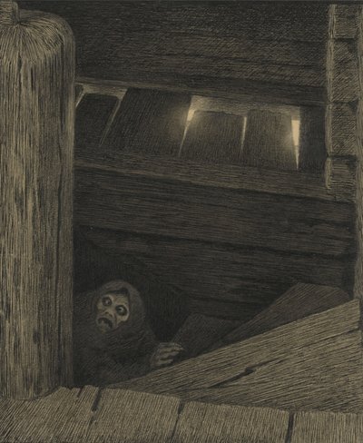 Merdivenlerde Pesta by Theodor Kittelsen