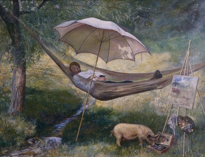 kendi portre by Theodor Kittelsen