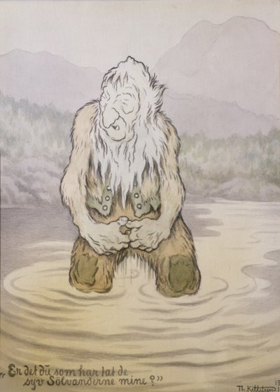 Yedi gümüş ördeğimi kim aldı? by Theodor Kittelsen