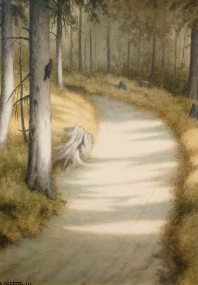 Ağaçkakan by Theodor Kittelsen
