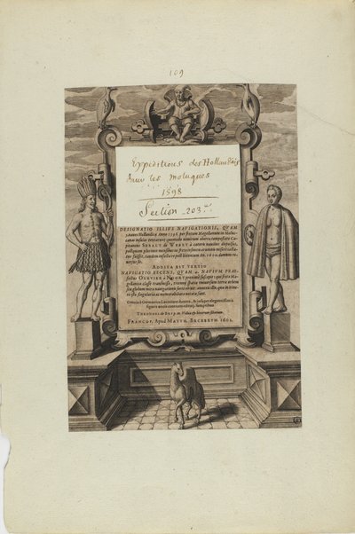(Başlık Sayfası) (Americae kitabından) by Theodor de Bry