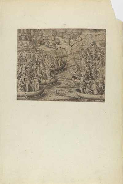 (İsimsiz) (Americae, Üçüncü Bölüm kitabından) by Theodor de Bry