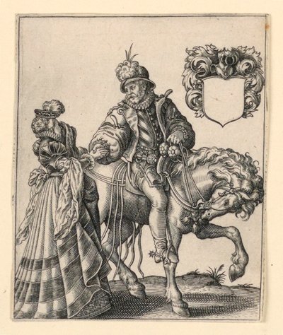 asil ve bayan by Theodor de Bry