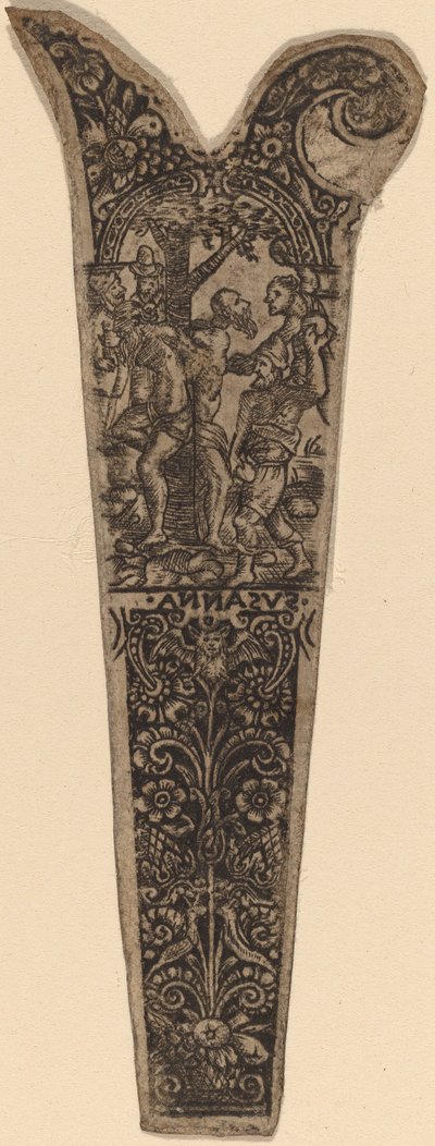 Bıçak Sapı Süsleme by Theodor de Bry