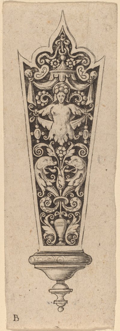 Bıçak Sapı Süsleme by Theodor de Bry