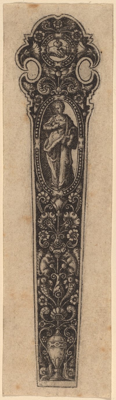 Bıçak Sapı Süsleme by Theodor de Bry