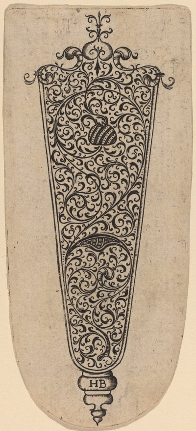 Bıçak Sapı Süsleme by Theodor de Bry