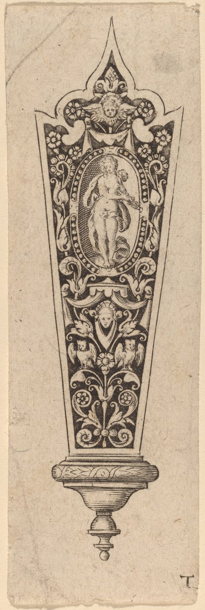 Bıçak Sapı Süsleme by Theodor de Bry