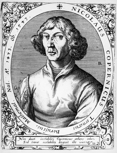 Nicolaus Copernicus (Torun) olarak bilinen Mikolaj Kopernik'in portresi by Theodor de Bry