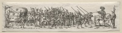 Mart ayında askerler by Theodor de Bry