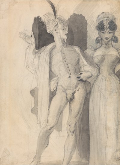 Faust ve Margaret by Theodor von Holst