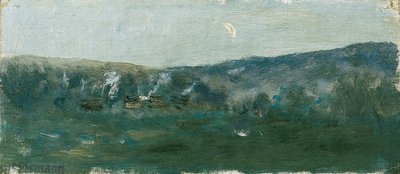 Hilal ile tepelik manzara by Theodor von Hormann