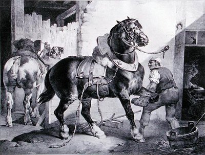 Forge (lito) by Theodore (after) Gericault