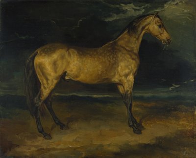 Yıldırımdan Korkmuş Bir At, 1814 civarı by Theodore Gericault