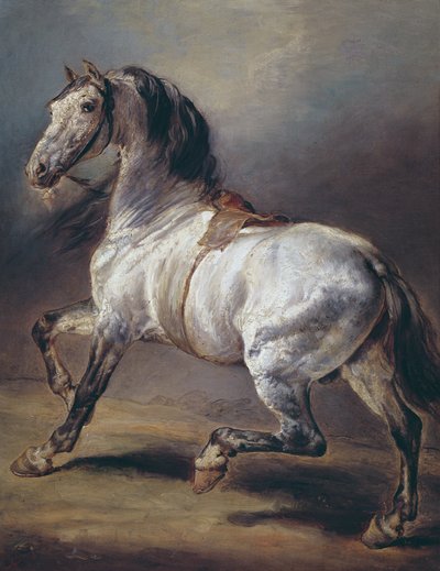 Bir At Çalışması by Theodore Gericault