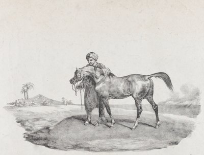 Bir Arap Atı, 1821 by Theodore Gericault
