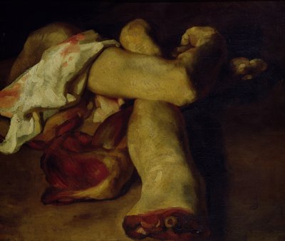 Anatomik Parçalar (tuval üzerine yağlı boya) by Theodore Gericault