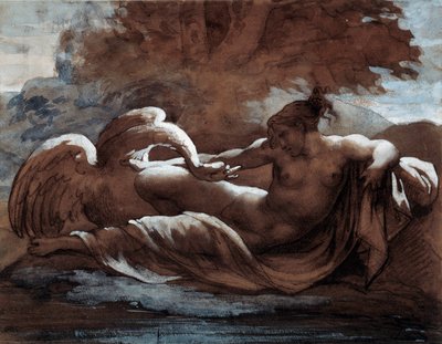 Leda ve kuğu. Theodore Gericault