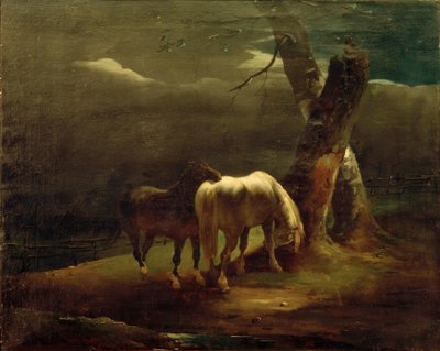 Meradaki atlar by Theodore Gericault