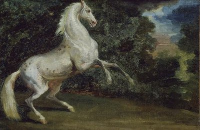 şahlanan at by Theodore Gericault
