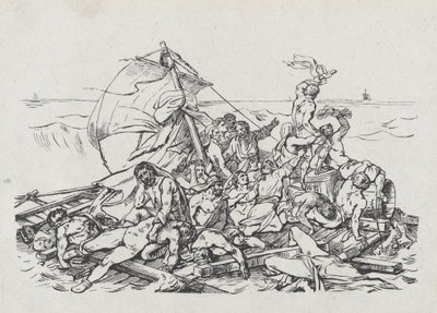 Meduse Gemisi Batığı, 1820 by Theodore Gericault