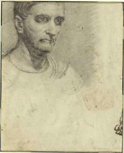 Bir Adamın Çalışması [verso] by Theodore Gericault