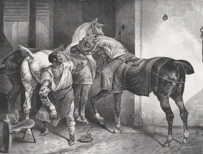 İngiliz Demirci, 1822. by Theodore Gericault