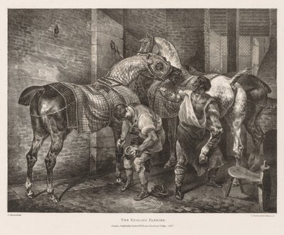 İngiliz Nalbant by Theodore Gericault
