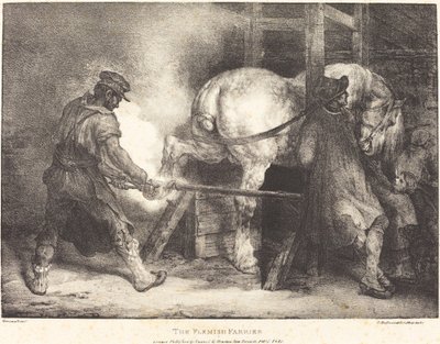 Flaman nalbant by Theodore Gericault