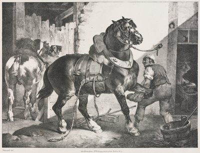 Fransız Demirci by Theodore Gericault